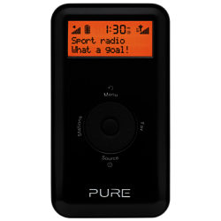 Pure Move 2500 DAB/FM Personal Stereo Radio Black